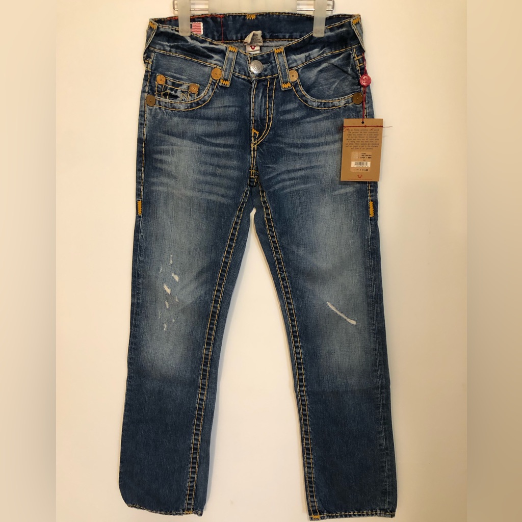 Nwt True Religion Men’s Straight Denim Made In Usa